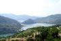 Latium : The Lake Turano - a large hydroelectric reservoir created by a dam
