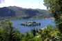Piedmont : The picturesque island San Giulio, Lake Orta