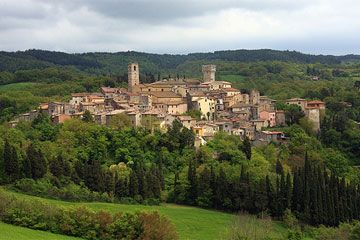 Tuscany - San Casciano (Chianti) - renowned for wine and olive oil production