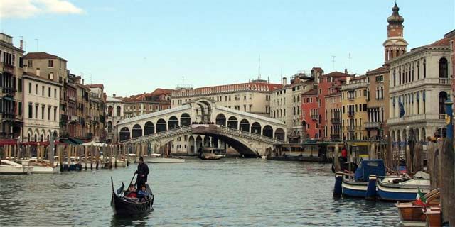 Venice, along the worldwide famous Canal Grande