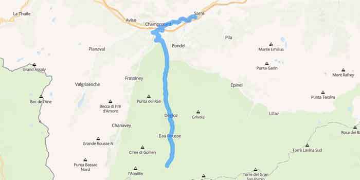 Valsavarenche in Aosta Valley: a wild and charming valley - Mappa