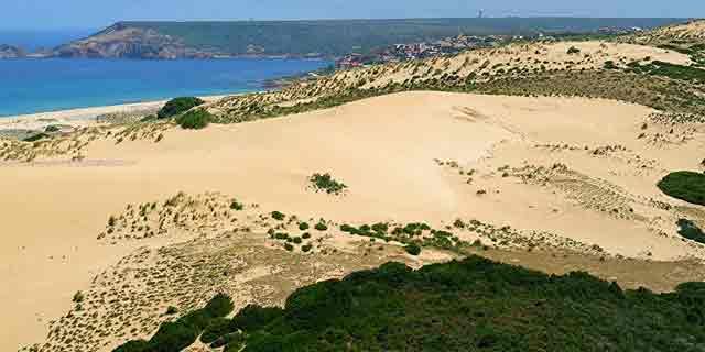 Dunes of Piscinas, the little Sahara-like desert in Sardinia