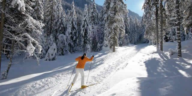 The ski resort of La Thuile in the Aosta Valley