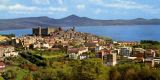 The Medieval villages around Lake Bracciano near Rome