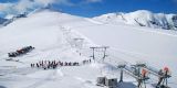 Summer ski resorts in Italy: the glacier of the Stelvio Pass