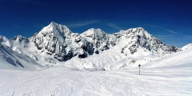 Solda, the ski resort in South Tyrol, Italy