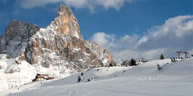 The stunning ski resort of San Martino di Castrozza