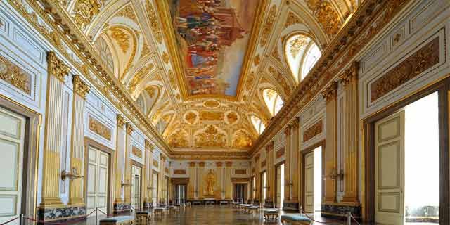 Caserta, and the imposing Baroque-style Reggia of Caserta