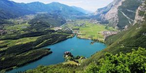 Scenic drive among the most beautiful lakes in the Dolomites