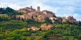The wine route from Montepulciano to Montalcino