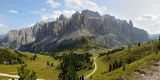 The scenic road from Desenzano to Dolomites Brenta group